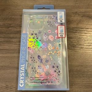 Crystal iPhone 14/13 case. Brand new never used in perfect condition.
